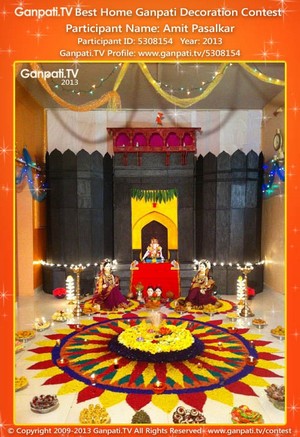 Amit Pasalkar Home Ganpati Picture
