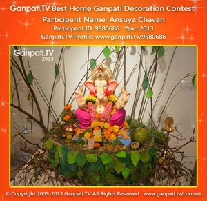 Ansuya Chavan Home Ganpati Picture