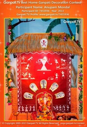 Anupam Mondal Home Ganpati Picture