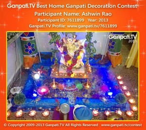 Ashwin Rao Home Ganpati Picture