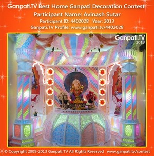 Avinash Sutar Home Ganpati Picture