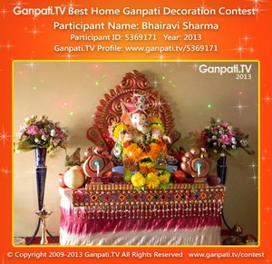 Bhairavi Sharma Home Ganpati Picture