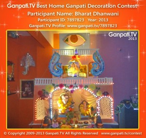 Bharat Dhanwani Home Ganpati Picture