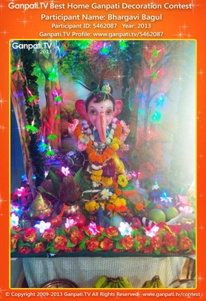 Bhargavi Bagul Home Ganpati Picture
