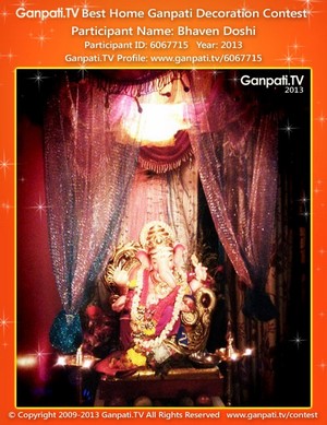 Bhaven Doshi Home Ganpati Picture