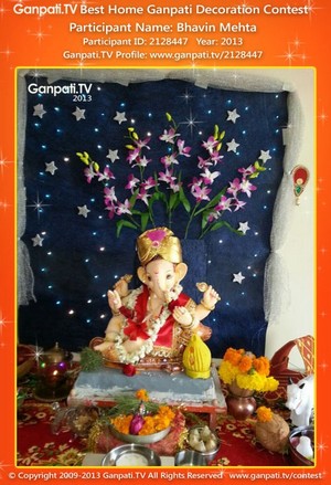 Bhavin Mehta Home Ganpati Picture