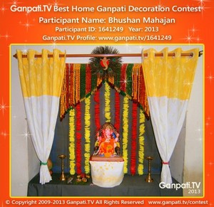 Bhushan Mahajan Home Ganpati Picture