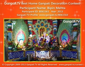 Bipin Mehta Home Ganpati Picture