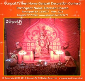 Daravan Chavan Home Ganpati Picture