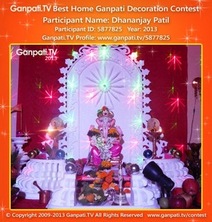 Dhananjay Patil Home Ganpati Picture