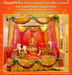 Falguni Ashit Home Ganpati Picture