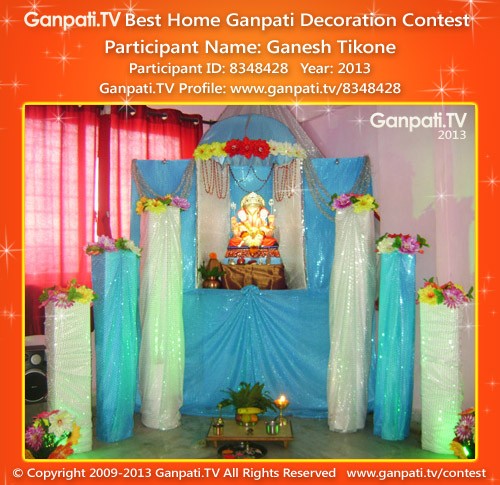 Ganesh Tikone Ganpati Decoration