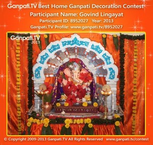 Govind Lingayat Home Ganpati Picture