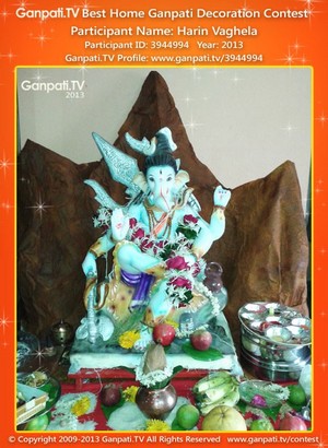 Harin Vaghela Home Ganpati Picture