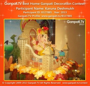 Karuna Deshmukh Home Ganpati Picture