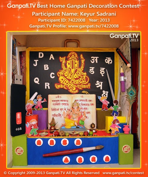 Keyur Sadrani Ganpati Decoration