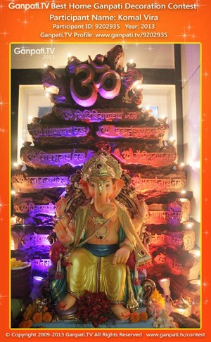 Komal Vira Home Ganpati Picture