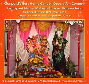 Mahesh Kotawadekar Home Ganpati Picture