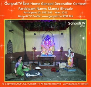 Mamta Bhosale Home Ganpati Picture