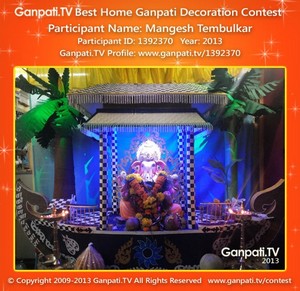 Mangesh Tembulkar Home Ganpati Picture