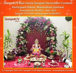 Manmohan Garhwal Home Ganpati Picture