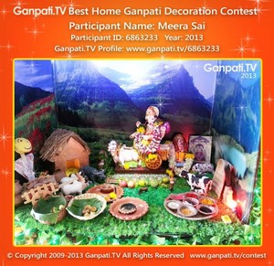 Meera Sai Home Ganpati Picture