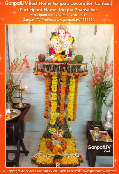 Megha Phansalkar Ganpati Decoration