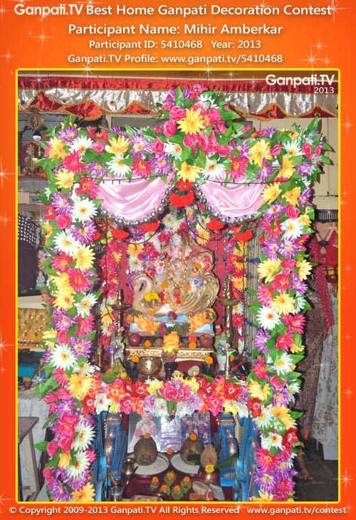 Mihir Amberkar Ganpati Decoration