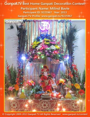 Milind Bavle Home Ganpati Picture