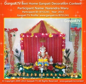 Narendra Maru Home Ganpati Picture