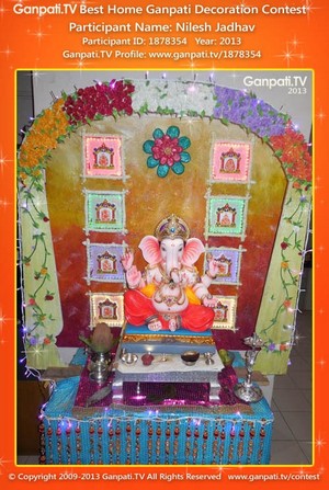 Nilesh Jadhav Home Ganpati Picture