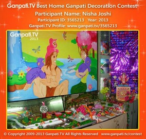 Nisha Joshi Home Ganpati Picture