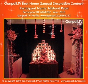 Nishant Patel Home Ganpati Picture