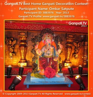 Omkar Satpute Home Ganpati Picture