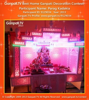 Parag Kadakia Home Ganpati Picture