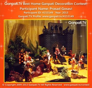 Prasad Gosavi Home Ganpati Picture