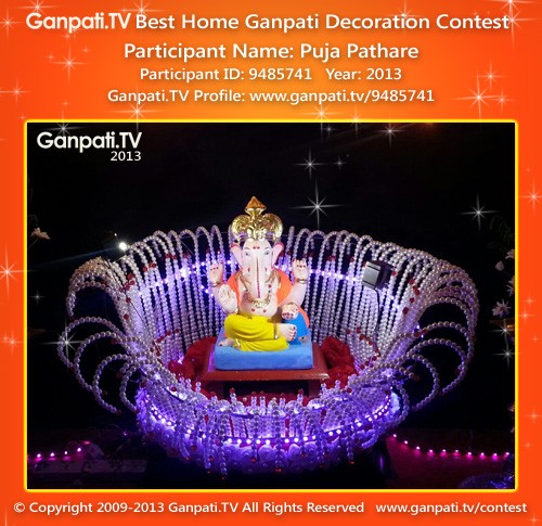 Puja Pathare Ganpati Decoration