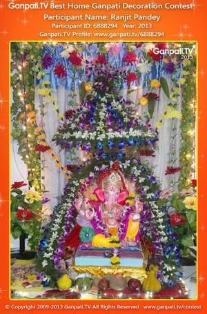 Ranjit Pandey Home Ganpati Picture