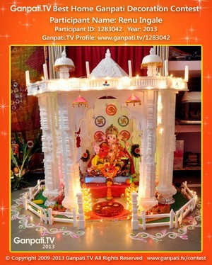 Renu Ingale Home Ganpati Picture