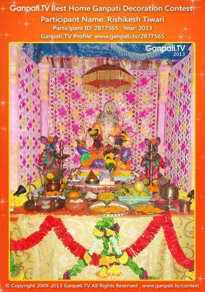Rishikesh Tiwari Home Ganpati Picture