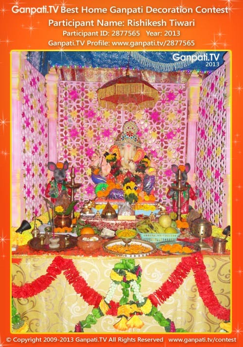 Rishikesh Tiwari Ganpati Decoration