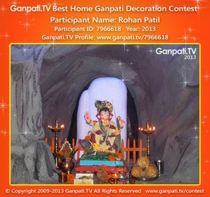 Rohan Patil Home Ganpati Picture