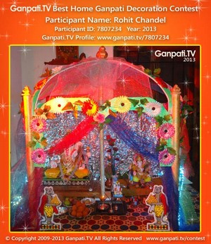 Rohit Chandel Home Ganpati Picture