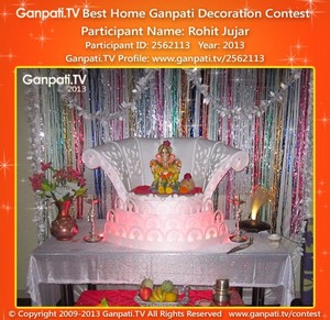 Rohit Jujar Home Ganpati Picture