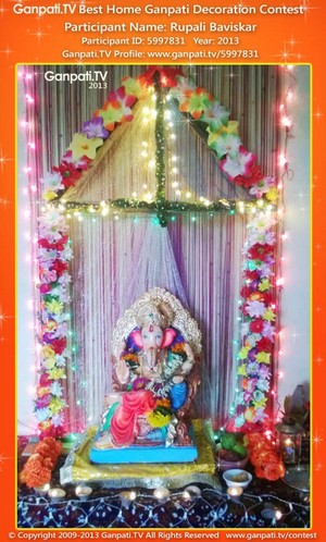 Rupali Baviskar Home Ganpati Picture