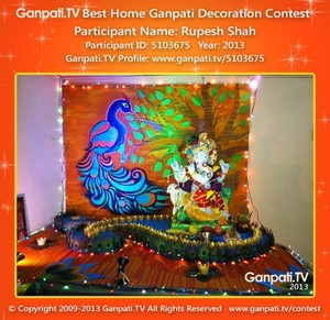 Rupesh Shah Home Ganpati Picture