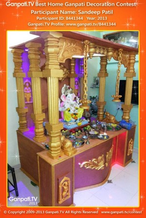 Sandeep Patel Home Ganpati Picture