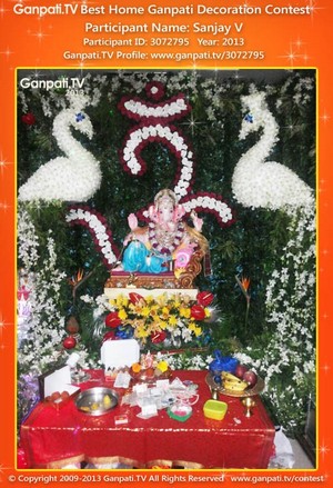 Sanjay V Home Ganpati Picture