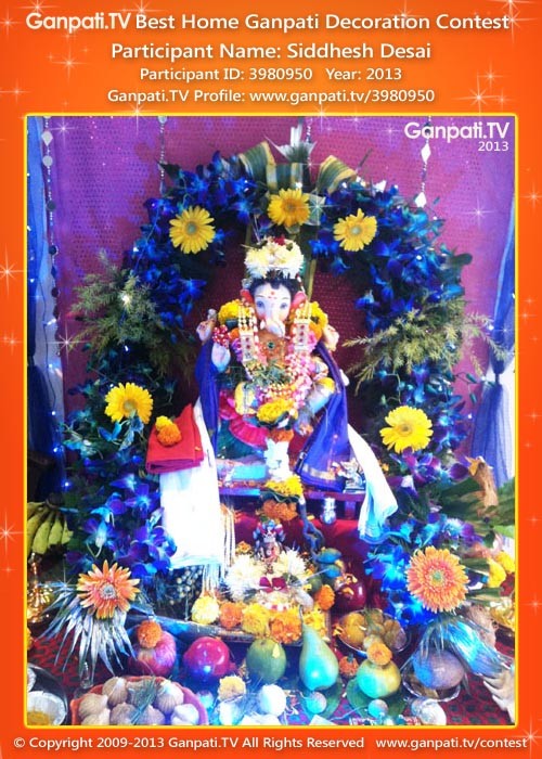 Siddhesh Desai Ganpati Decoration