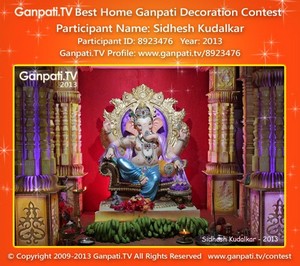 Sidhesh Kudalkar Home Ganpati Picture